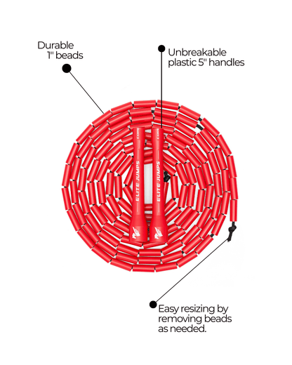Core Beaded Jump Rope - Train Essentials eebqb