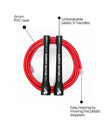 Core Jump Rope - 6mm PVC - Train Essentials gqre