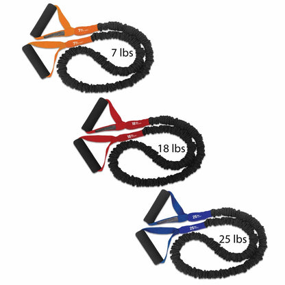 FitCord Resistance Band 3 Packs - Train Essentials fbnr