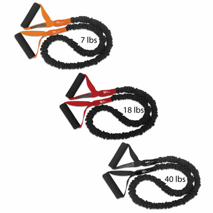 FitCord Resistance Band 3 Packs - Train Essentials grsn