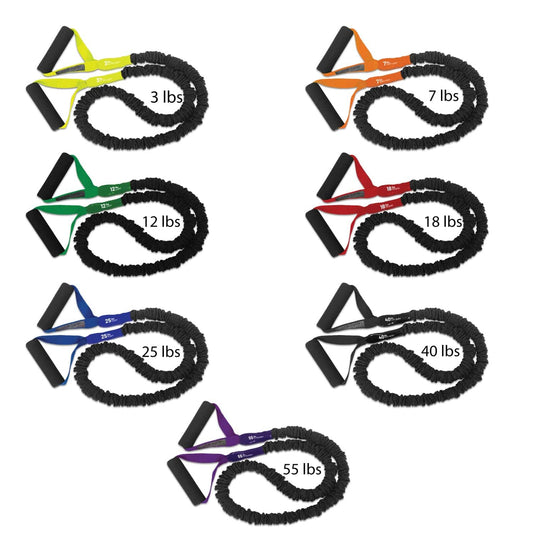 FitCord Resistance Bands Full Set (ALL Resistance Levels) - Train Essentials bane