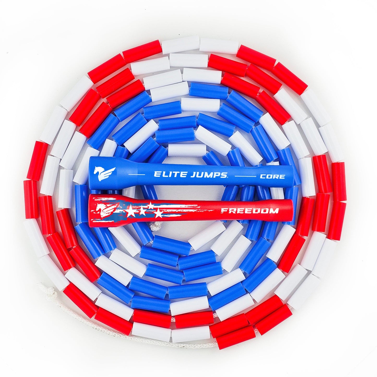FREEDOM - USA Flag Beaded Jump Rope - Train Essentialsbr